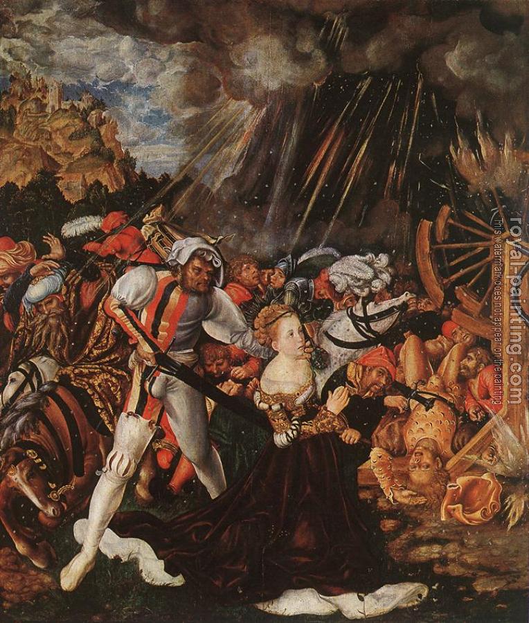 Lucas Il Vecchio Cranach : The Martyrdom of St Catherine